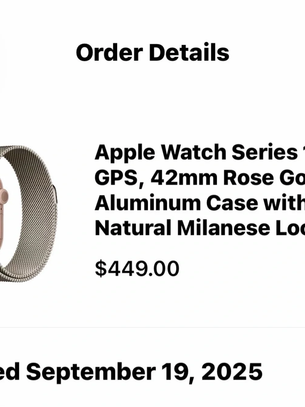 Apple Watch Rose Gold Series 11 42mm